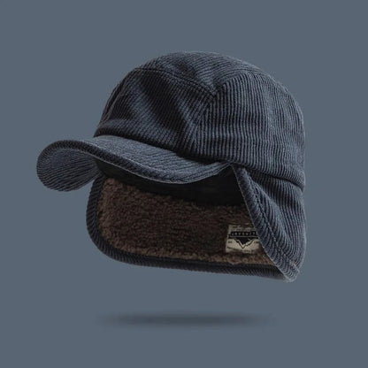 Oscar Structured Earflap Baseball Cap | Fleece Lined Headwear