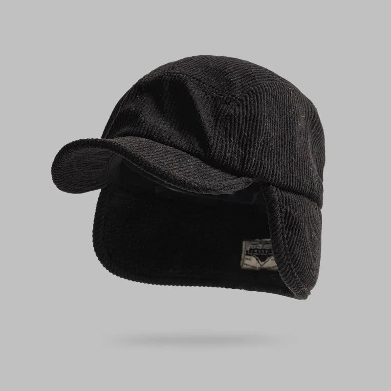 Oscar Structured Earflap Baseball Cap | Fleece Lined Headwear