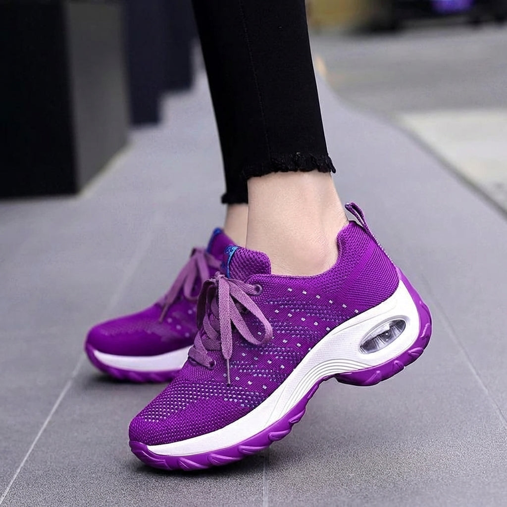 Flora Orthopedic Sneakers | Lightweight Lace-Up Sneakers