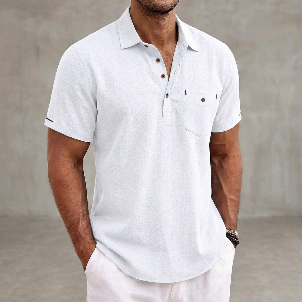 Theodore Regular Fit Polo Shirt | Collared Button Placket Polo Shirt