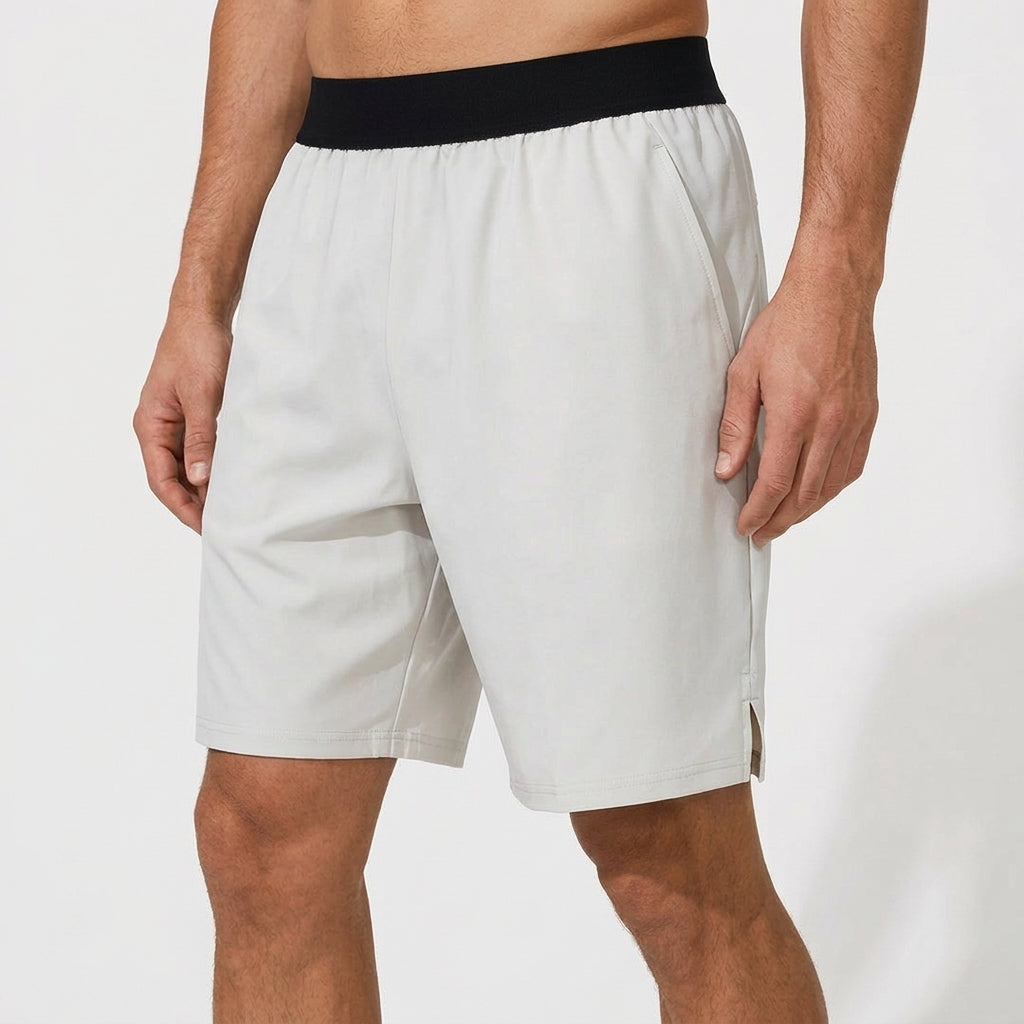 Theodore Relaxed Fit Shorts | Elastic Waistband Side Pockets Shorts