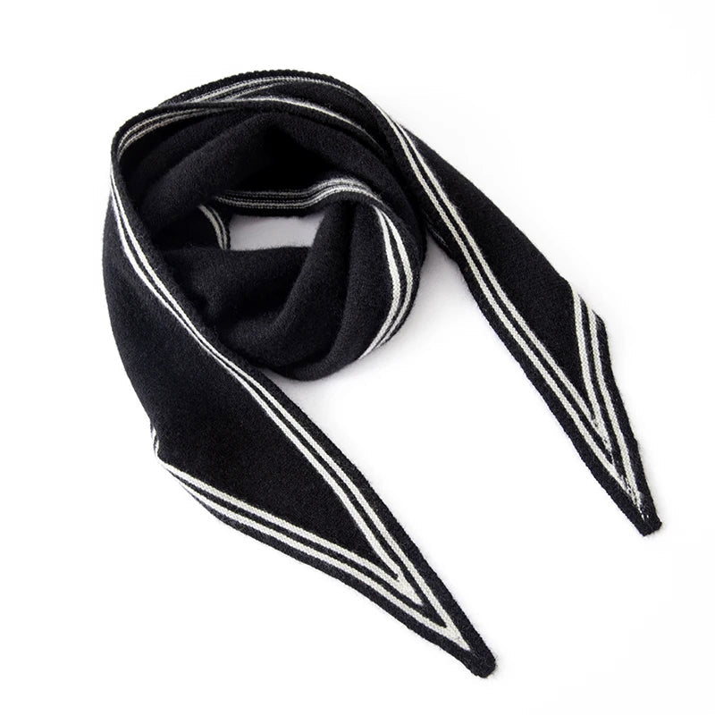 Sienna Draped Scarf | Striped Generous Coverage Scarf