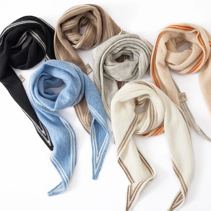 Sienna Draped Scarf | Striped Generous Coverage Scarf