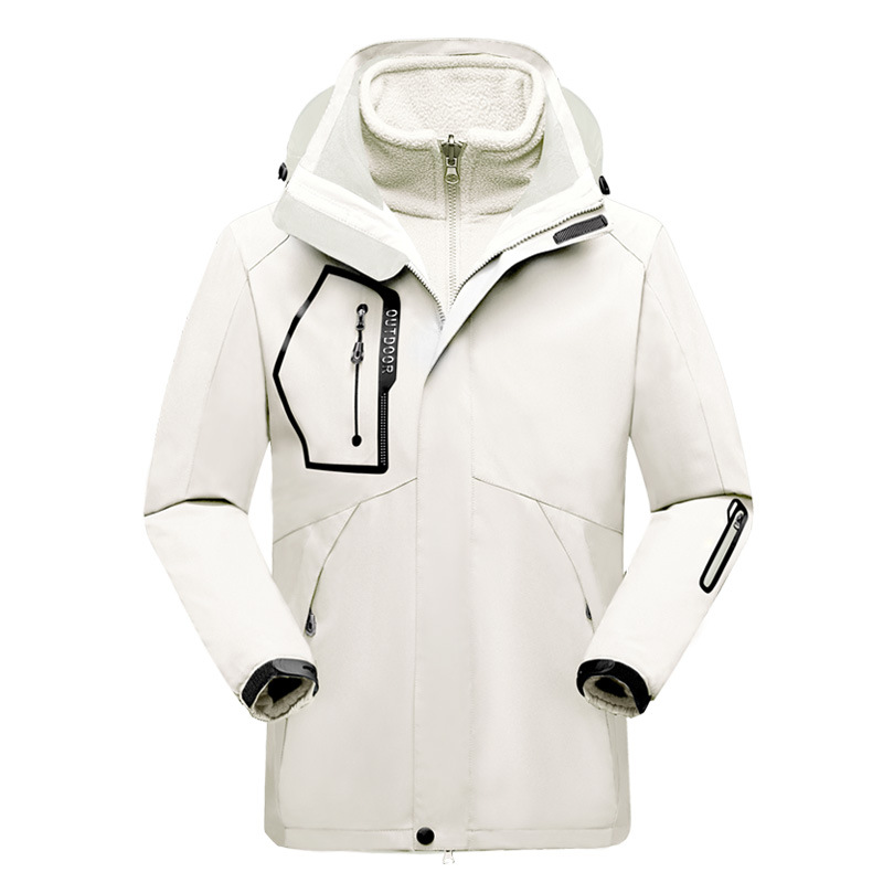 Women’s Winter Outdoor Jacket – Tailored Fit – Water-Resistant – Removable Fleece Liner – Hooded