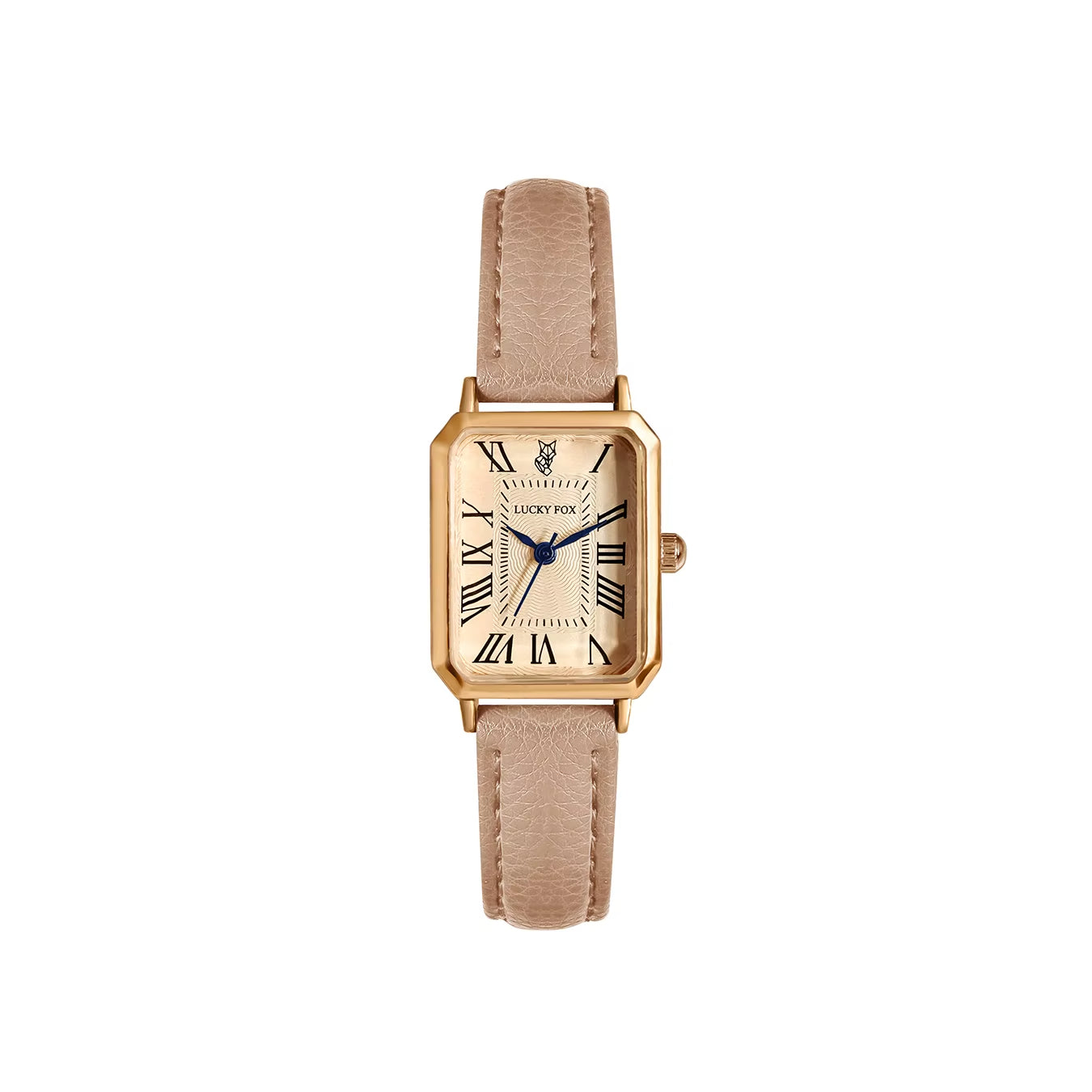 Ava Rectangular Wrist Watch | Roman Numerals Wrist Watch