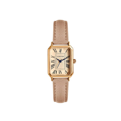 Ava Rectangular Wrist Watch | Roman Numerals Wrist Watch