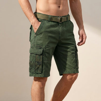 Oliver Relaxed Fit Cargo Shorts | Belted Cargo Pockets Cargo Shorts