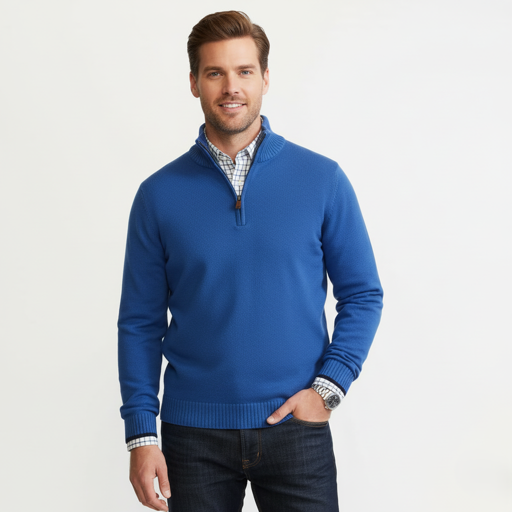 Henry Sweater | Warm Crewneck Knitted Pullover