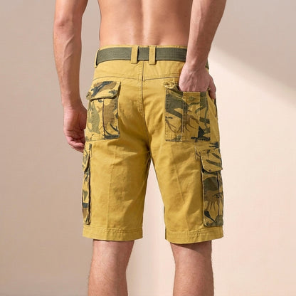 Oliver Relaxed Fit Cargo Shorts | Belted Cargo Pockets Cargo Shorts