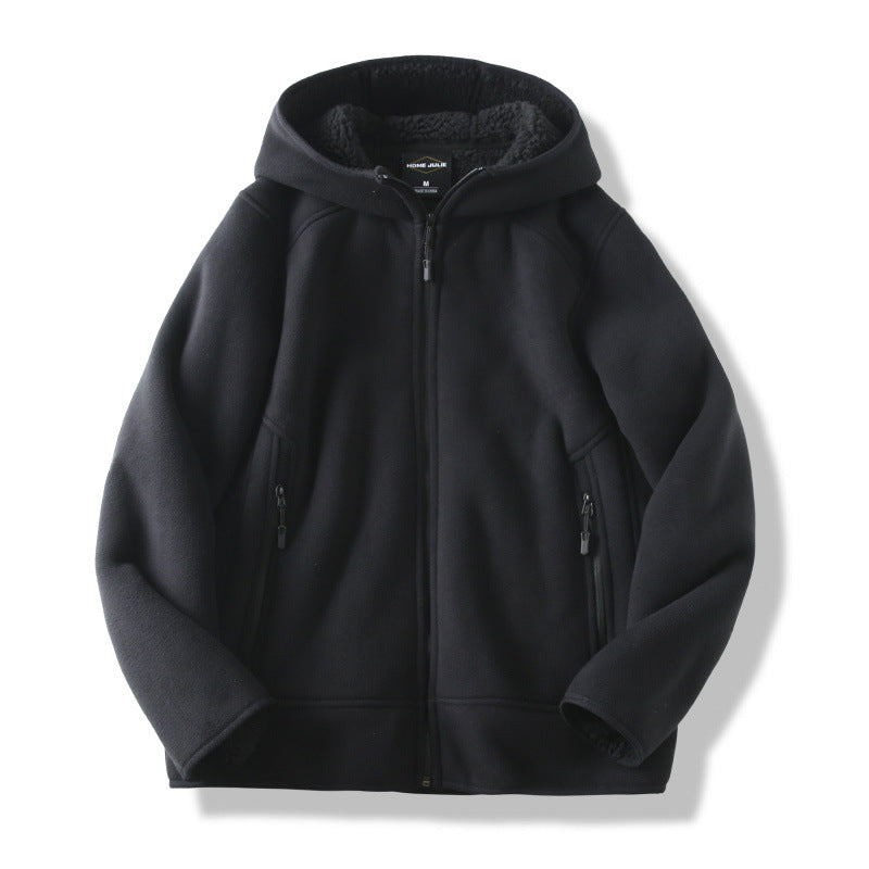 Freddie Relaxed Fit Hoodie | Sherpa Lined Full Zip Hoodie