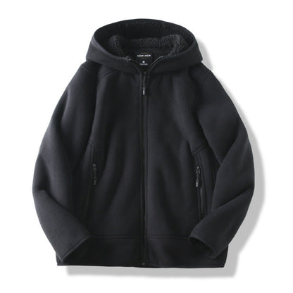 Freddie Relaxed Fit Hoodie | Sherpa Lined Full Zip Hoodie