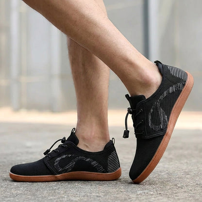 Theodore Low-Profile Sneaker | Mesh Upper Toggle Laces Sneaker