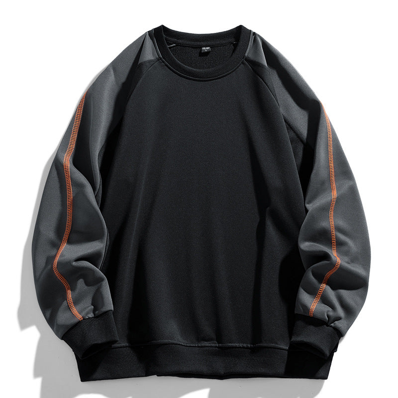 Harry Relaxed Fit Sweatshirt | Colorblock Crewneck Sweatshirt