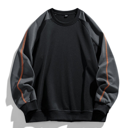 Harry Relaxed Fit Sweatshirt | Colorblock Crewneck Sweatshirt