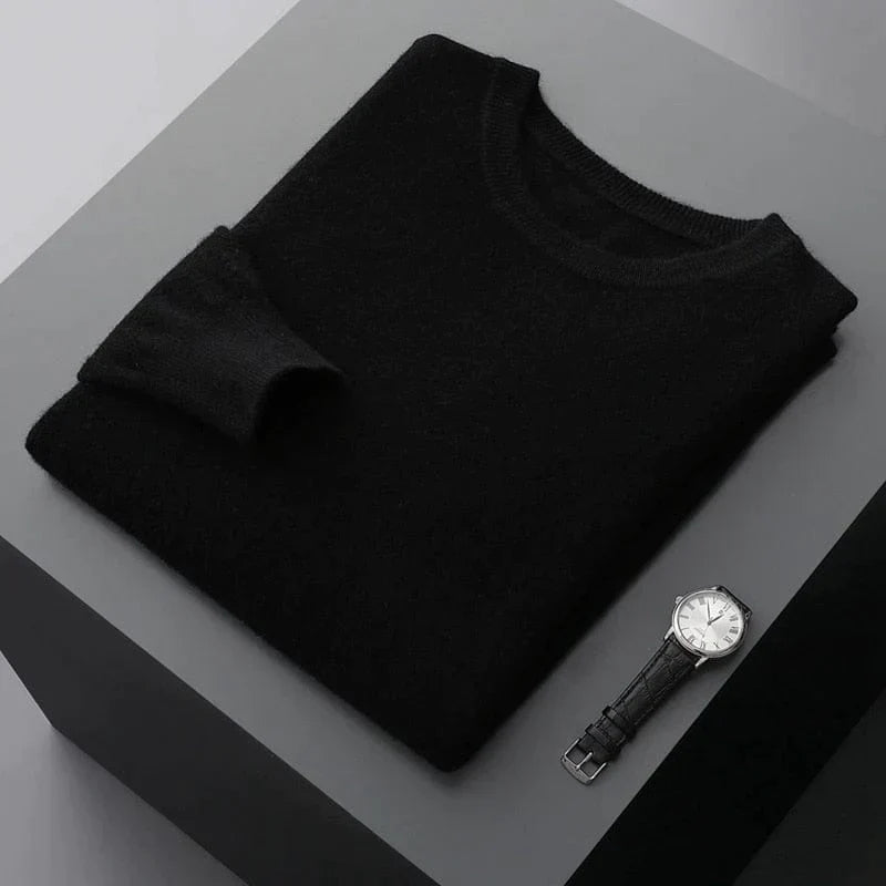 Noah Regular Fit Knit Sweater | Crewneck Long Sleeve Knit Sweater