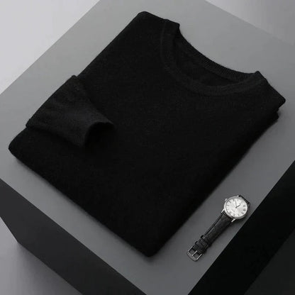 Noah Regular Fit Knit Sweater | Crewneck Long Sleeve Knit Sweater