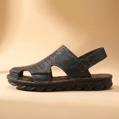 Theodore Orthopedic Closed-Toe Sandals | Perforated Cut-Out Sandals
