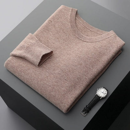 Noah Regular Fit Knit Sweater | Crewneck Long Sleeve Knit Sweater
