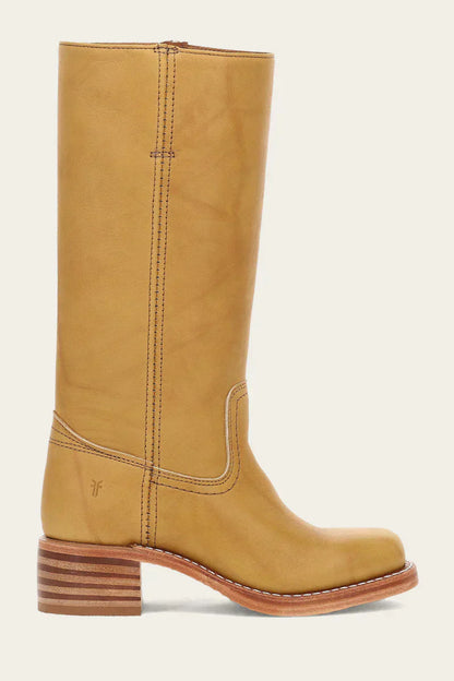 Freya Classic Western Boots | Stacked Heel Rounded Toe Boots