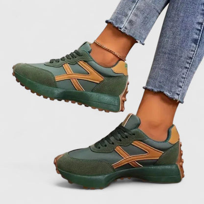 Isla Low-Top Sneakers | Chunky Sole Lace-Up Sneakers