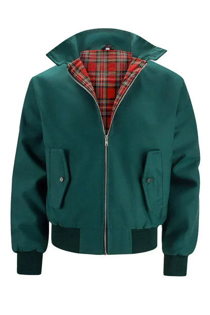 Arthur Regular Fit Harrington Jacket | Collared Long Sleeve Jacket