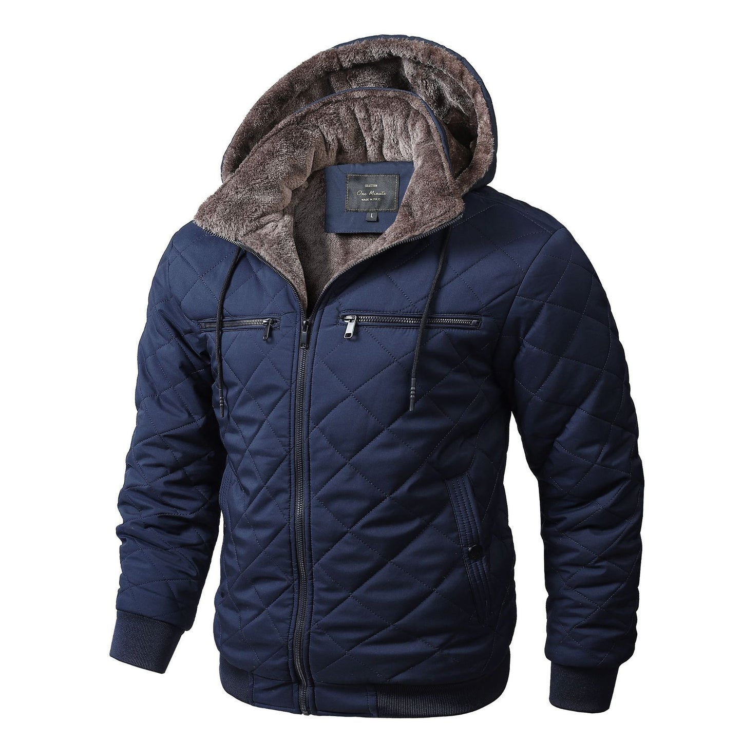 Arlo Quilted Hooded Jacket | Regular Fit Winter Bomber Jacket