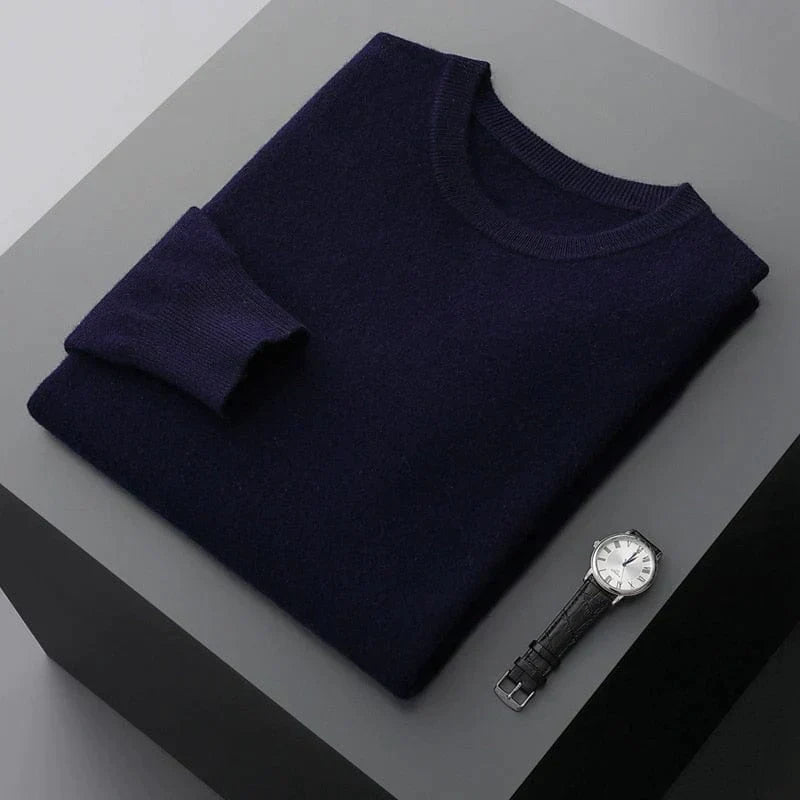 Noah Regular Fit Knit Sweater | Crewneck Long Sleeve Knit Sweater