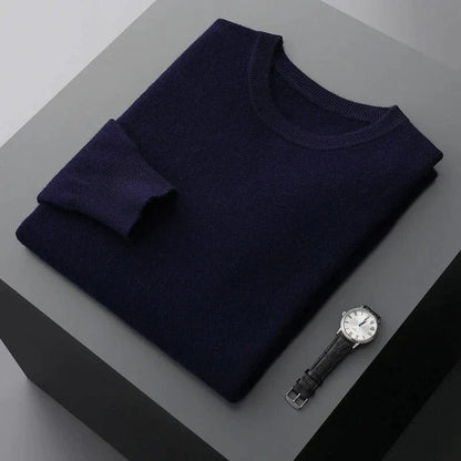 Noah Regular Fit Knit Sweater | Crewneck Long Sleeve Knit Sweater