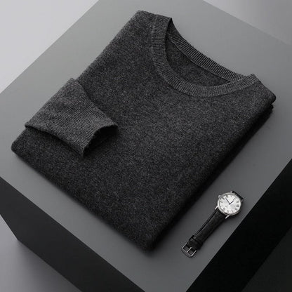 Noah Regular Fit Knit Sweater | Crewneck Long Sleeve Knit Sweater