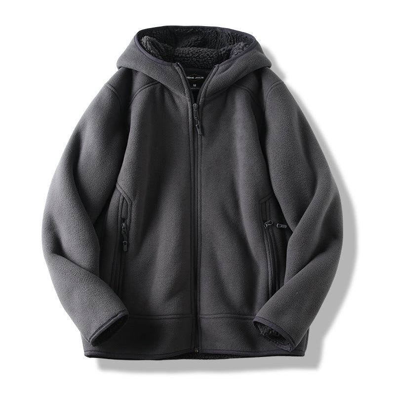 Freddie Relaxed Fit Hoodie | Sherpa Lined Full Zip Hoodie