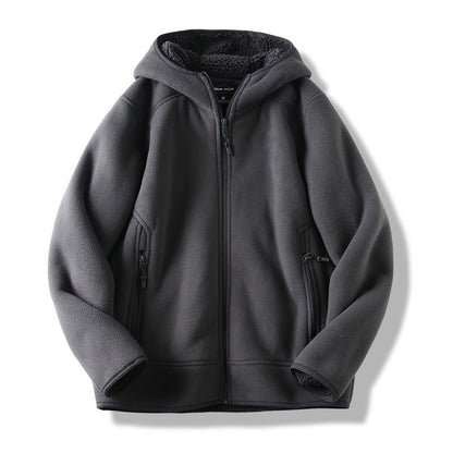 Freddie Relaxed Fit Hoodie | Sherpa Lined Full Zip Hoodie