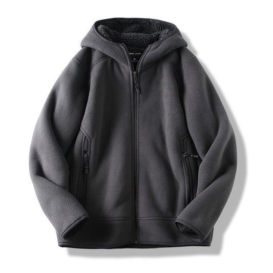 Freddie Relaxed Fit Hoodie | Sherpa Lined Full Zip Hoodie