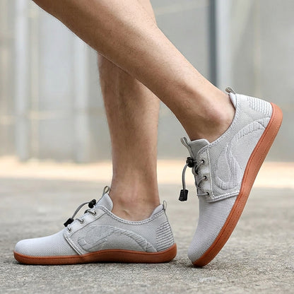 Theodore Low-Profile Sneaker | Mesh Upper Toggle Laces Sneaker