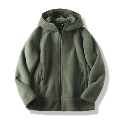Freddie Relaxed Fit Hoodie | Sherpa Lined Full Zip Hoodie