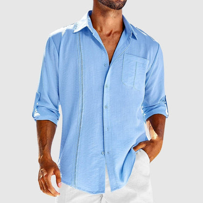 Jack Regular Fit Button-Up Shirt | Spread Collar Long Sleeve Shirt