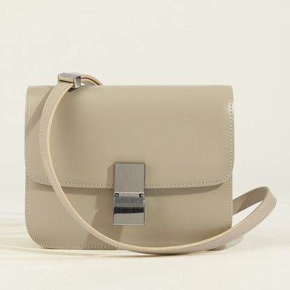 Isla Leather Structured Flap Bag | Gold-Tone Hardware Flap Bag