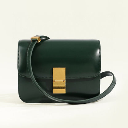 Isla Leather Structured Flap Bag | Gold-Tone Hardware Flap Bag
