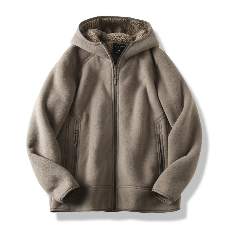 Freddie Relaxed Fit Hoodie | Sherpa Lined Full Zip Hoodie