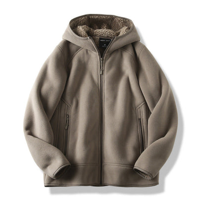 Freddie Relaxed Fit Hoodie | Sherpa Lined Full Zip Hoodie