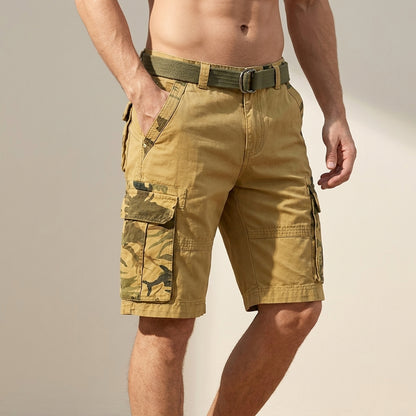 Oliver Relaxed Fit Cargo Shorts | Belted Cargo Pockets Cargo Shorts