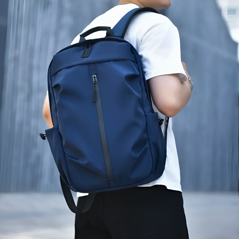 Oscar Structured Backpack | Zipped Side Pockets Backpack
