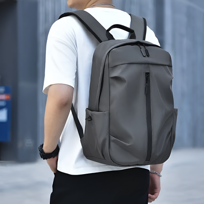 Oscar Structured Backpack | Zipped Side Pockets Backpack