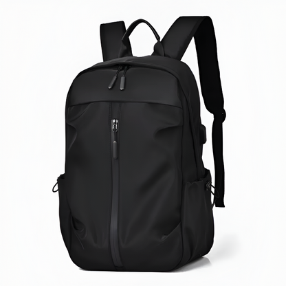 Oscar Structured Backpack | Zipped Side Pockets Backpack