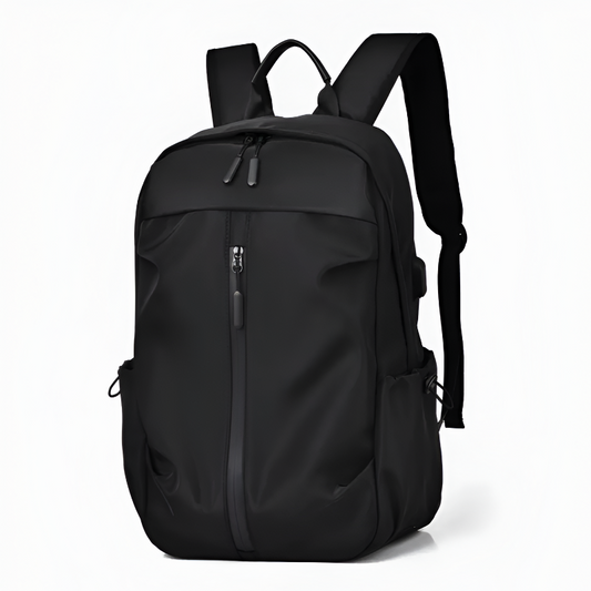 Oscar Structured Backpack | Zipped Side Pockets Backpack