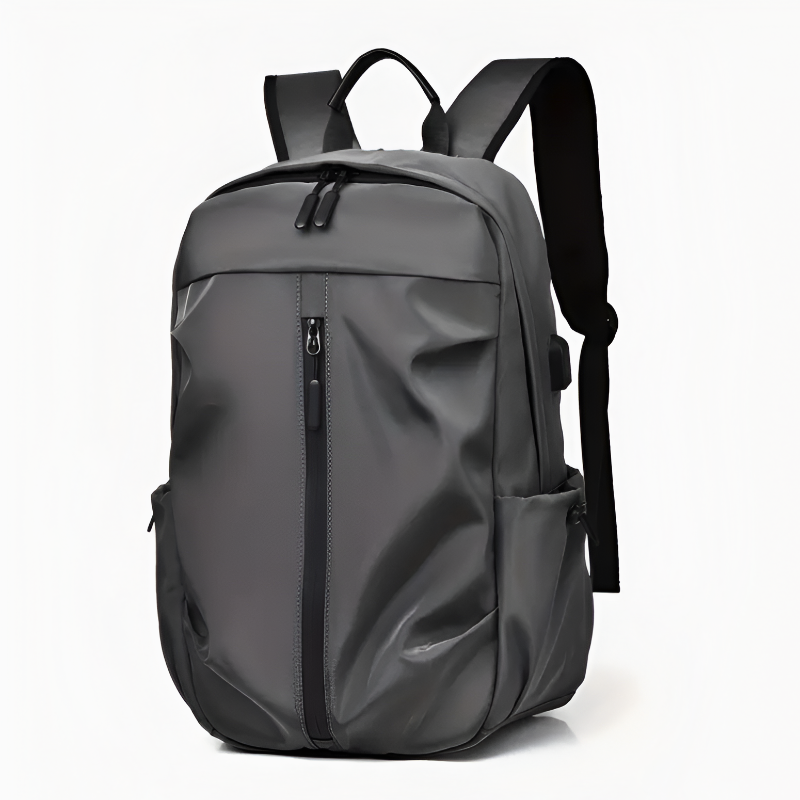 Oscar Structured Backpack | Zipped Side Pockets Backpack