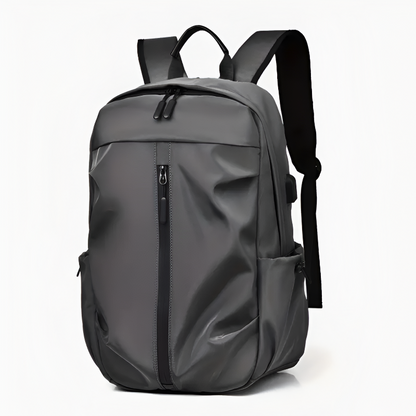 Oscar Structured Backpack | Zipped Side Pockets Backpack