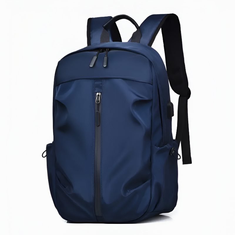 Oscar Structured Backpack | Zipped Side Pockets Backpack