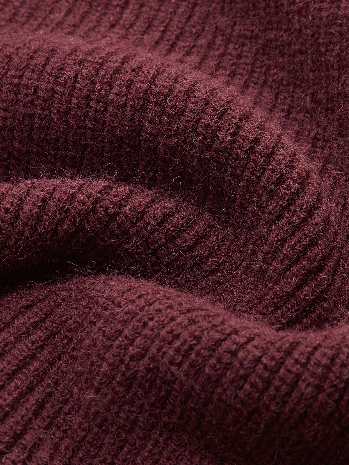 Isla Oversized Mock Neck Sweater | Ribbed Knit Contrast Stitching Sweater
