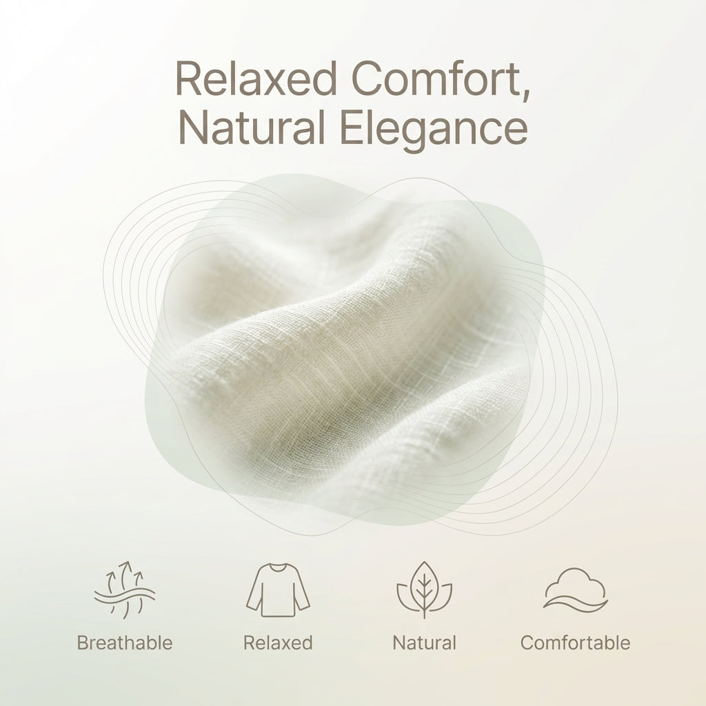 Archie Relaxed Fit Button-Up Shirt | Collared Long Sleeve Shirt